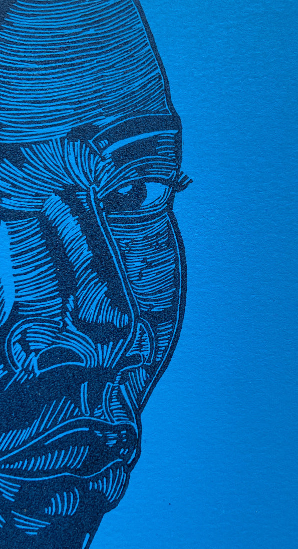 Self Portrait in Blue (2004) by Jennifer Mack