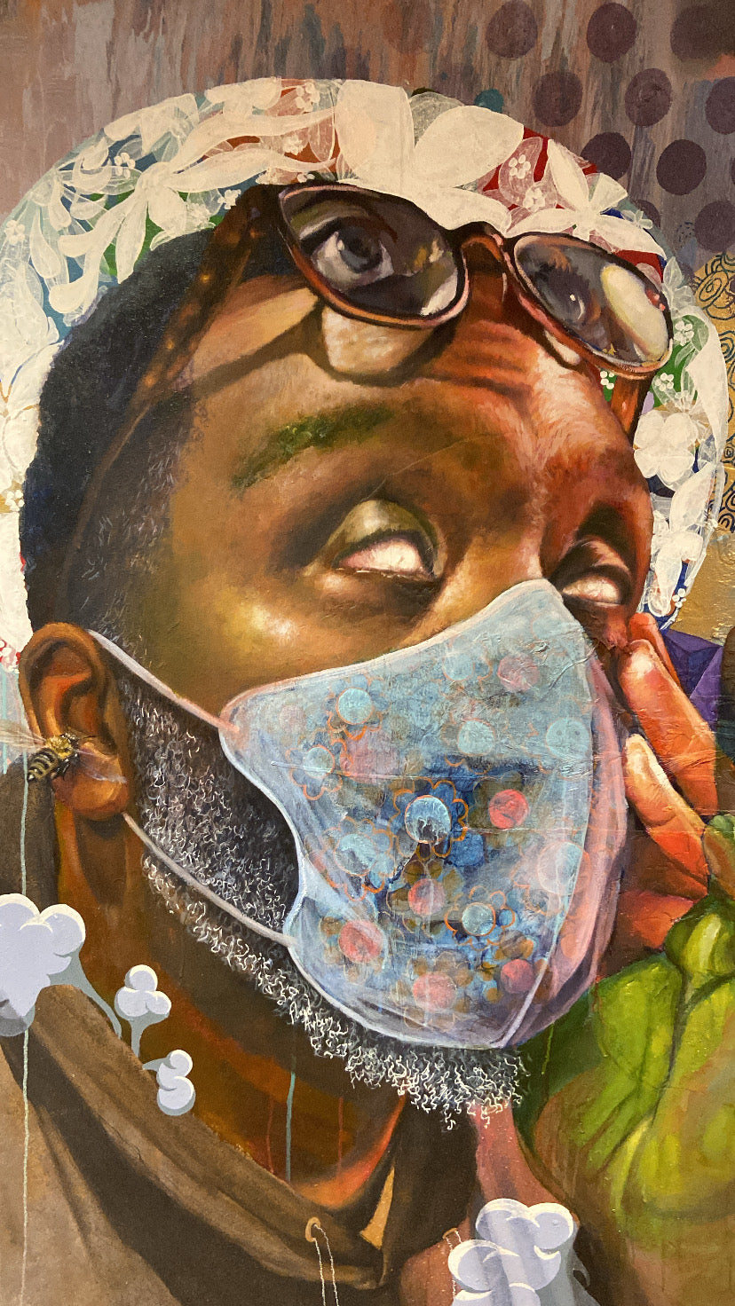 Self Portrait with Blind Faith (2020) by Samuel Dunson
