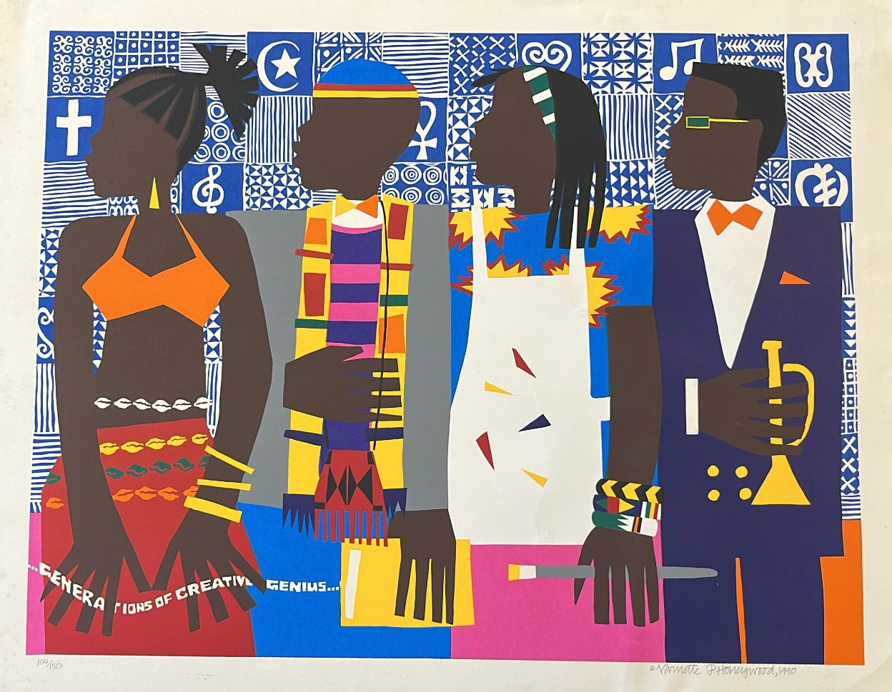 Generations of Creative Genius (1984) by Varnette Honeywood